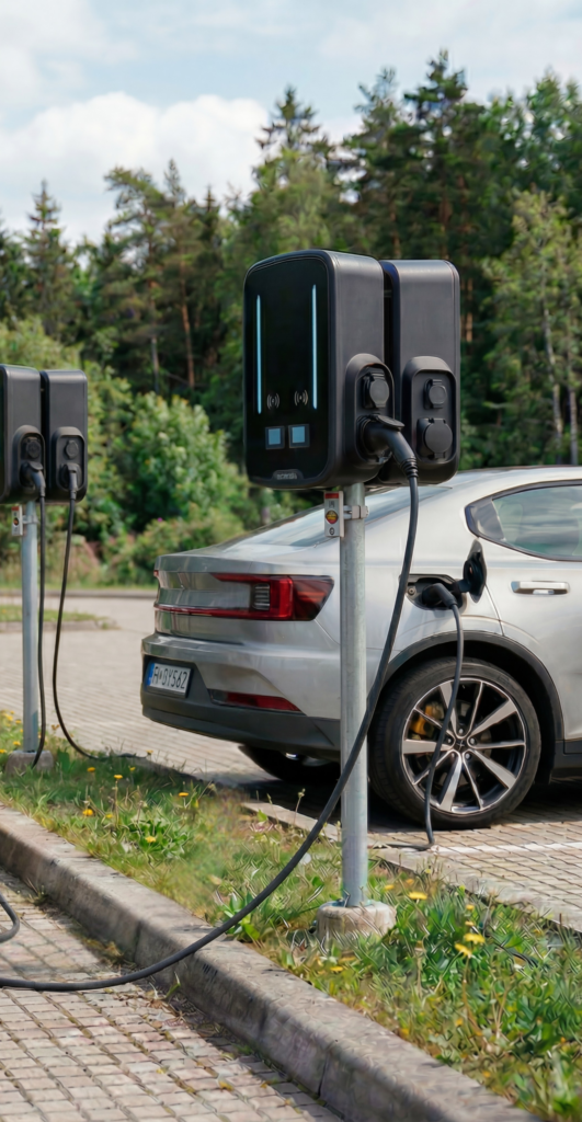 Elektra Sense smart EV charger built for Nordic conditions