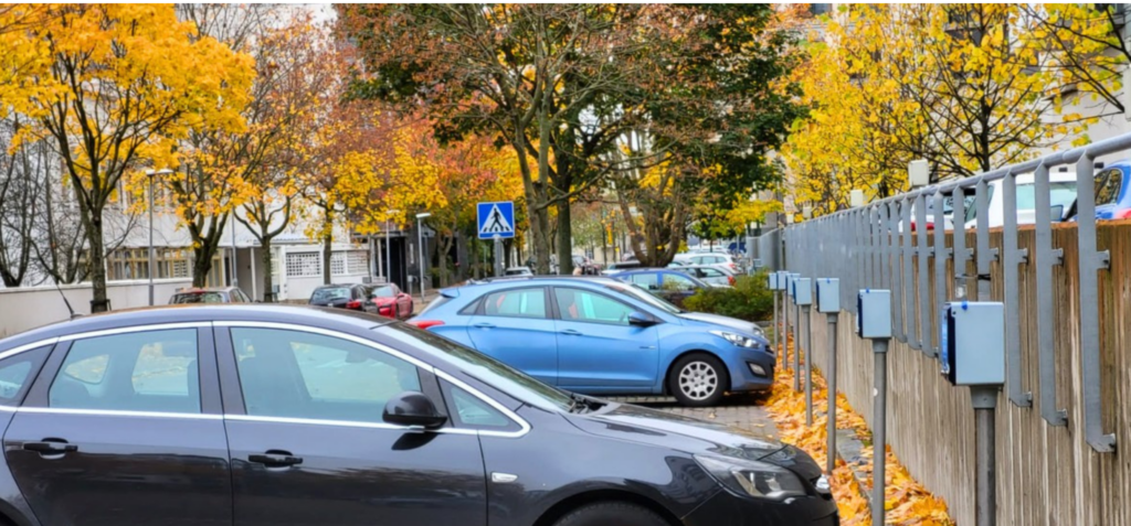 Elektra EV charging at Ruoholahti parking, Helsinki