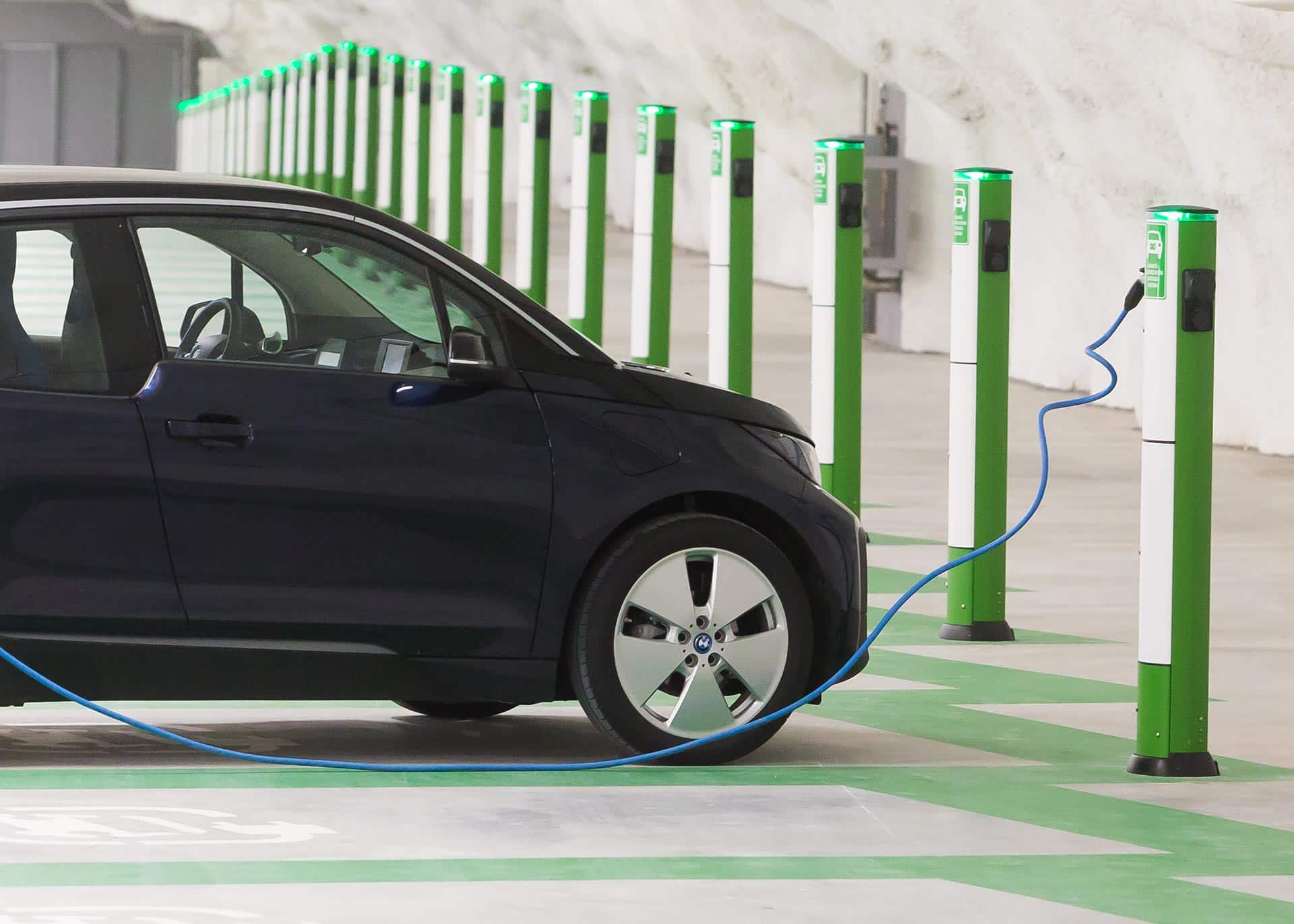 Elektra EV charging installation at Redi Shopping Centre, Helsinki